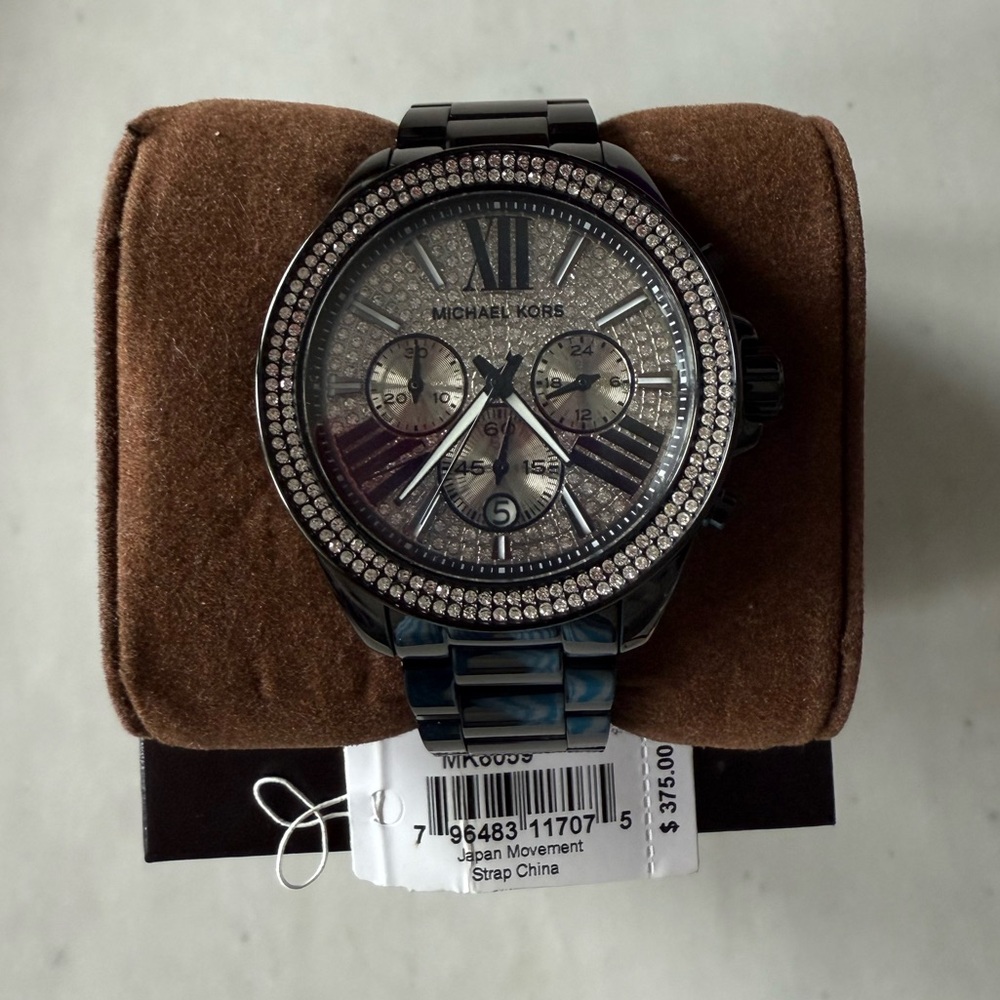 Michael Kors Women's Wren Chronograph Glitz Watch